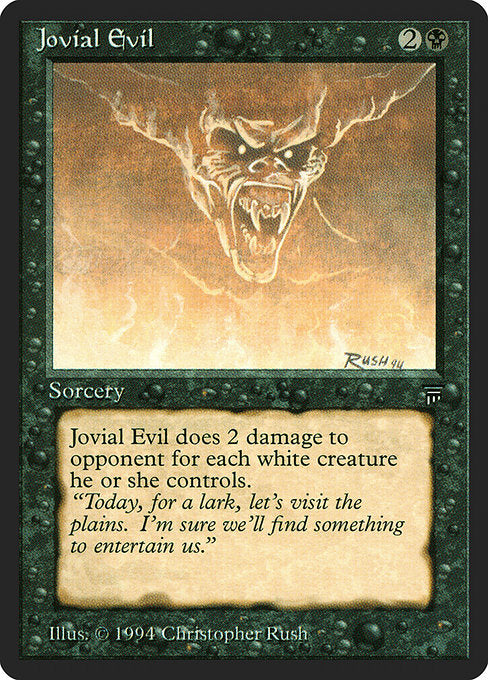 Jovial Evil (109) [Legends]