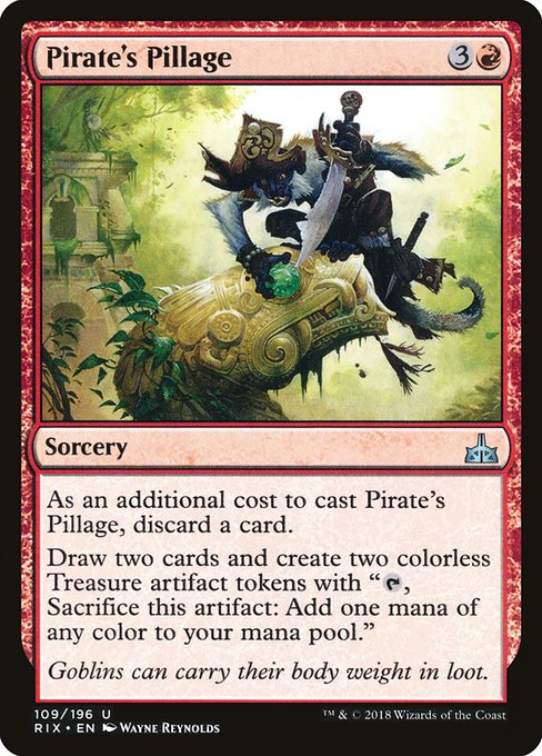 Pirate's Pillage (109) [Rivals of Ixalan]