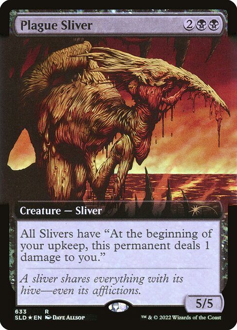 Plague Sliver (633) [Secret Lair Drop] [Extended Art]