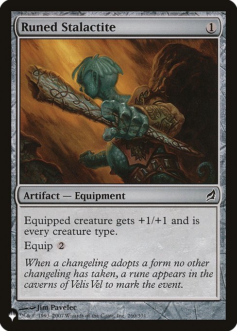 Runed Stalactite (LRW-260) [The List]