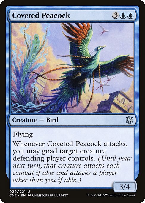 Coveted Peacock (29) [Conspiracy: Take the Crown]