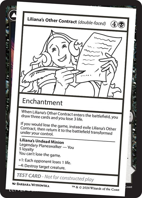 Liliana's Other Contract // Liliana's Undead Minion (999-LOC) [Mystery Booster 2]