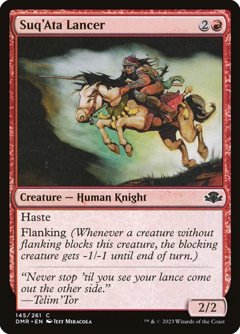 Suq'Ata Lancer (145) [Dominaria Remastered]
