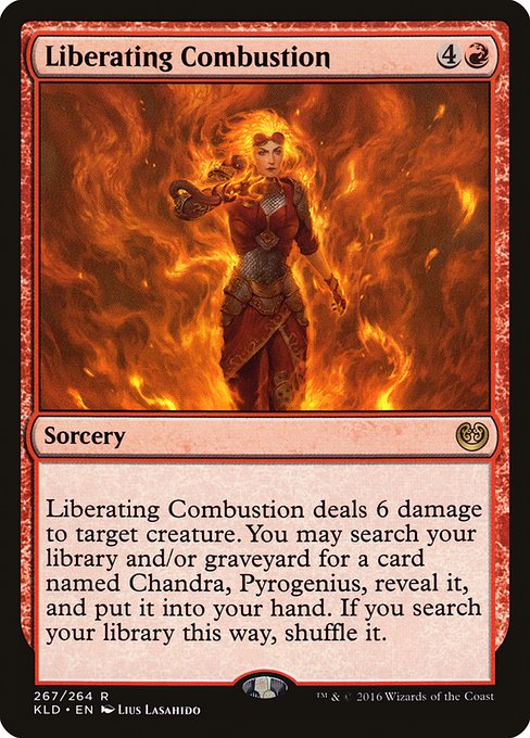 Liberating Combustion (267) [Kaladesh]