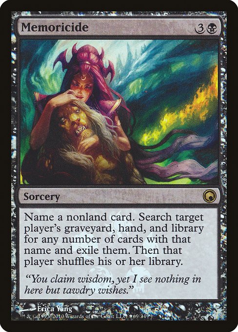 Memoricide (69★) [Scars of Mirrodin Promos]
