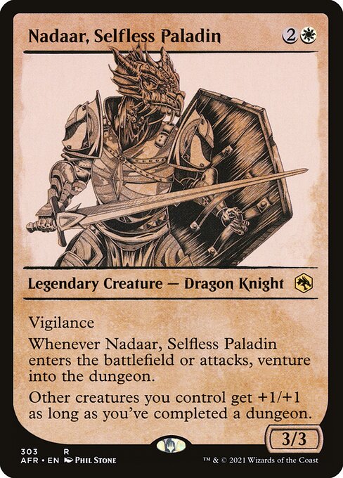 Nadaar, Selfless Paladin (303) [Adventures in the Forgotten Realms] [Showcase]