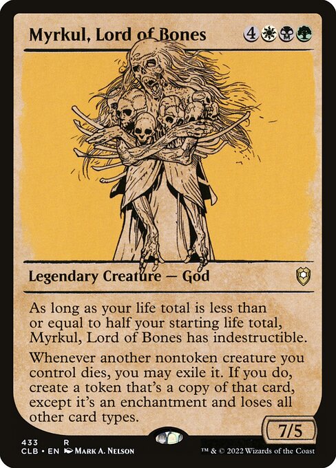 Myrkul, Lord of Bones (433) [Commander Legends: Battle for Baldur's Gate] [Showcase]