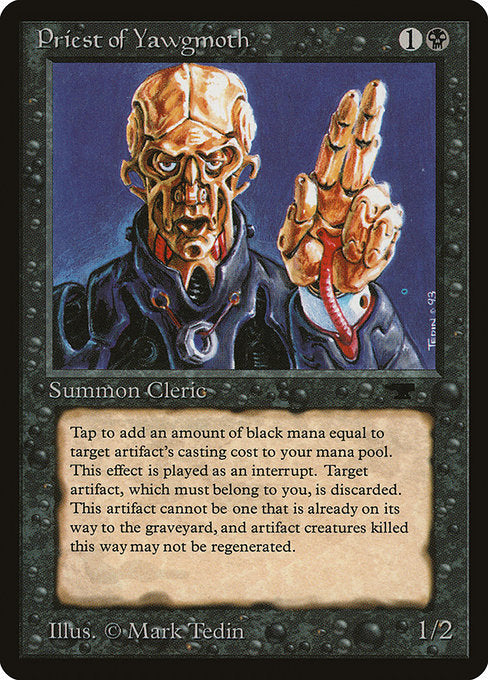 Priest of Yawgmoth (19) [Antiquities]