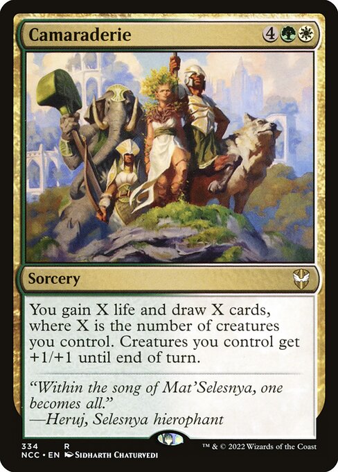 Camaraderie (334) [New Capenna Commander]