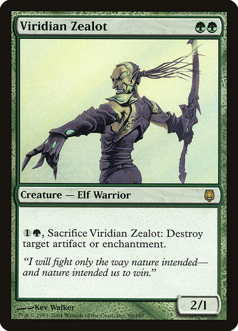Viridian Zealot (90) [Darksteel]