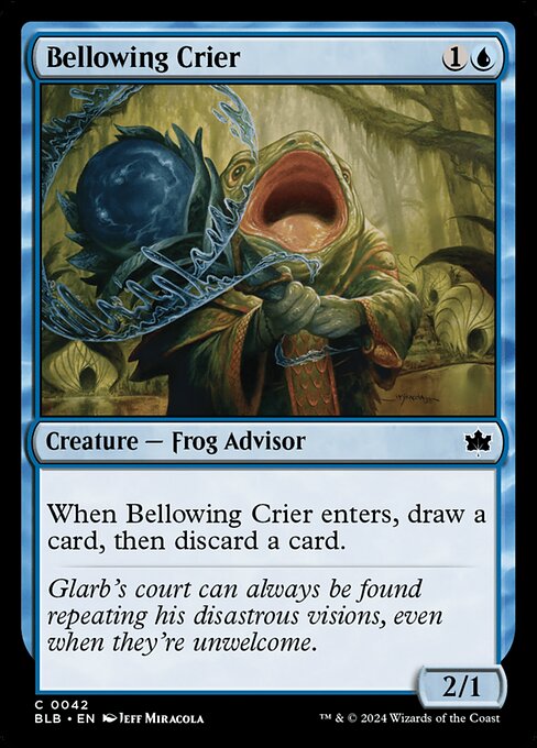 Bellowing Crier (42) [Bloomburrow]