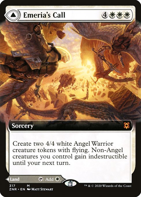 Emeria's Call // Emeria, Shattered Skyclave (317) [Zendikar Rising] [Extended Art]