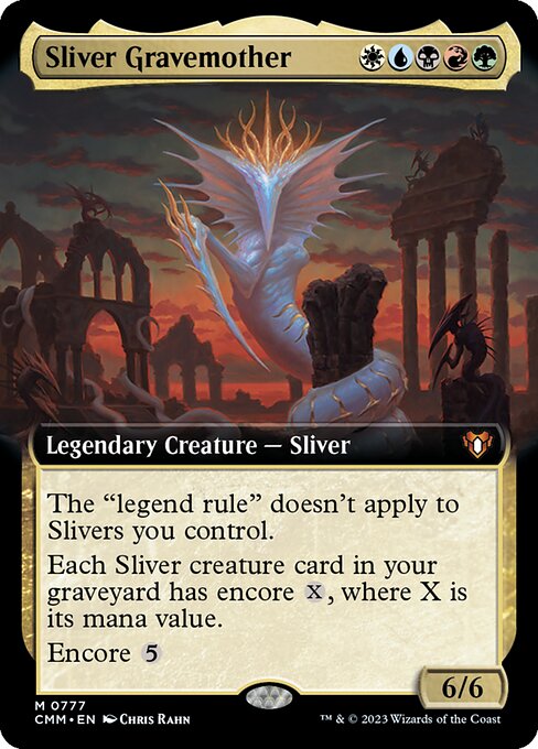 Sliver Gravemother (777) [Commander Masters] [Extended Art]