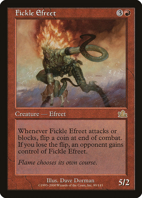 Fickle Efreet (89) [Prophecy]