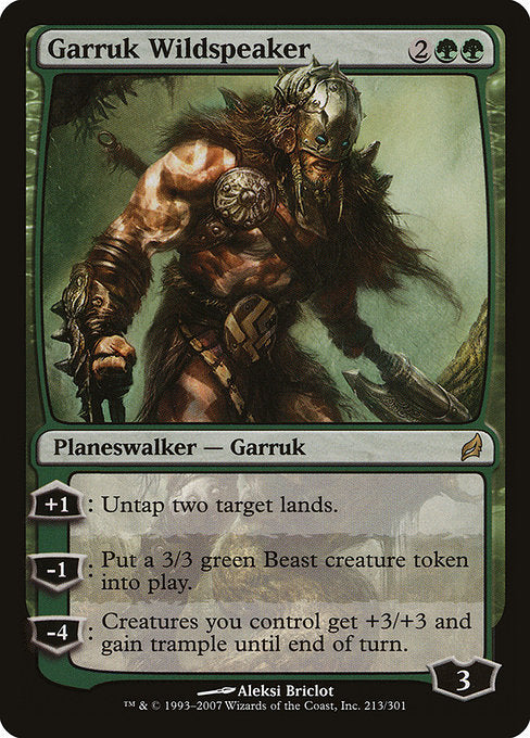 Garruk Wildspeaker (213) [Lorwyn]