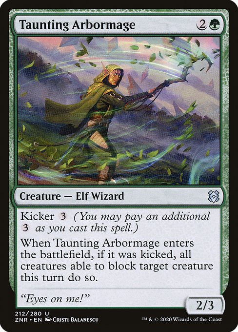 Taunting Arbormage (212) [Zendikar Rising]