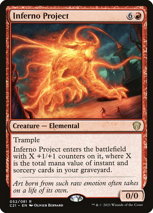 Inferno Project (52) [Commander 2021]