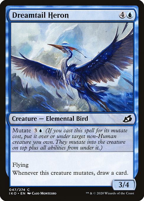 Dreamtail Heron (47) [Ikoria: Lair of Behemoths]