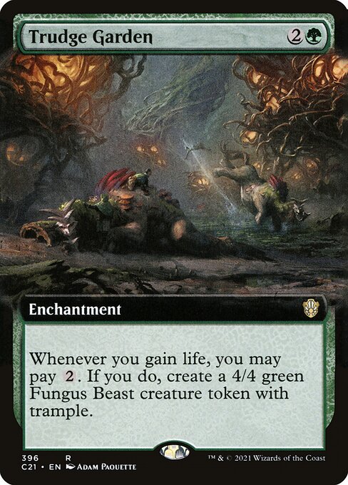 Trudge Garden (396) [Commander 2021] [Extended Art]