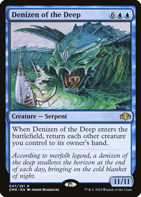 Denizen of the Deep (47) [Dominaria Remastered]