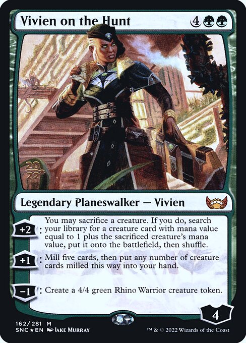 Vivien on the Hunt (162s) [Streets of New Capenna Promos]
