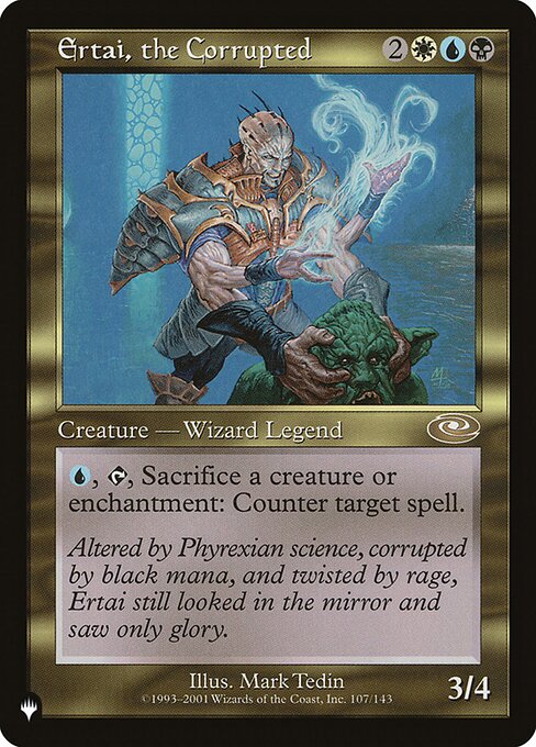 Ertai, the Corrupted (PLS-107) [The List]