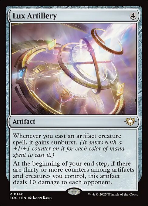Lux Artillery (140) [Edge of Eternities Commander]