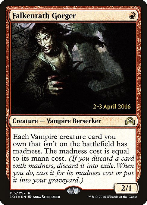 Falkenrath Gorger (155s) [Shadows over Innistrad Promos]