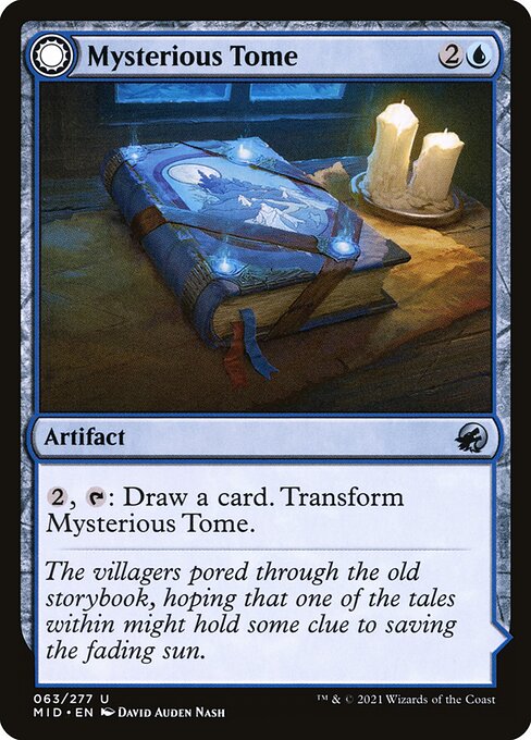Mysterious Tome // Chilling Chronicle (63) [Innistrad: Midnight Hunt]