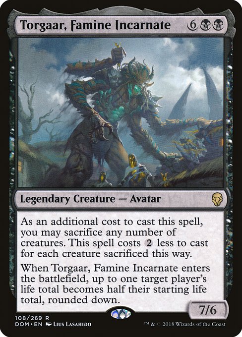 Torgaar, Famine Incarnate (108) [Dominaria]