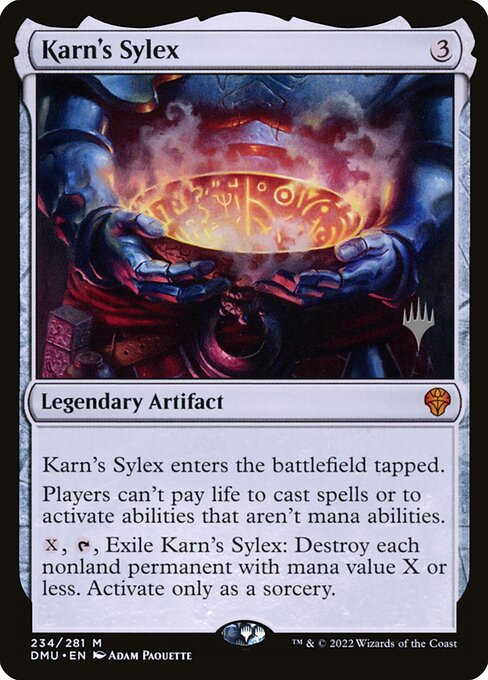 Karn's Sylex (234p) [Dominaria United Promos]