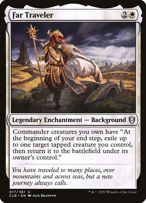 Far Traveler (17) [Commander Legends: Battle for Baldur's Gate]