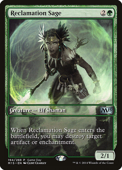 Reclamation Sage (194) [Magic 2015 Promos]