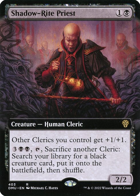 Shadow-Rite Priest (403) [Dominaria United] [Extended Art]