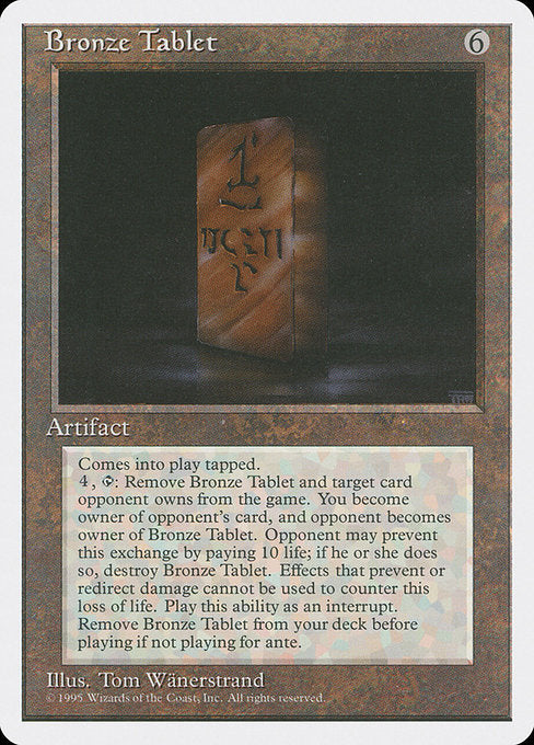 Bronze Tablet (303) [Fourth Edition]