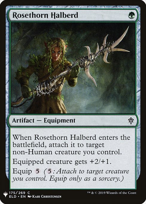 Rosethorn Halberd (ELD-175) [The List]