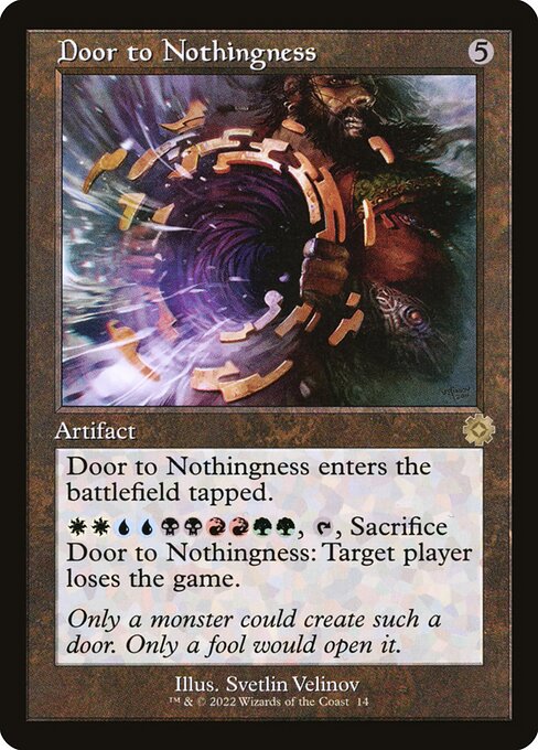 Door to Nothingness (14) [The Brothers' War Retro Artifacts]