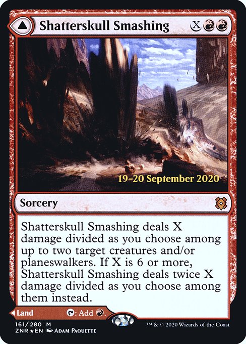 Shatterskull Smashing // Shatterskull, the Hammer Pass (161s) [Zendikar Rising Promos]