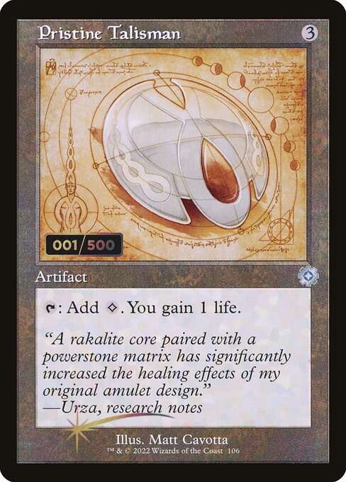 Pristine Talisman (106z) [The Brothers' War Retro Artifacts]