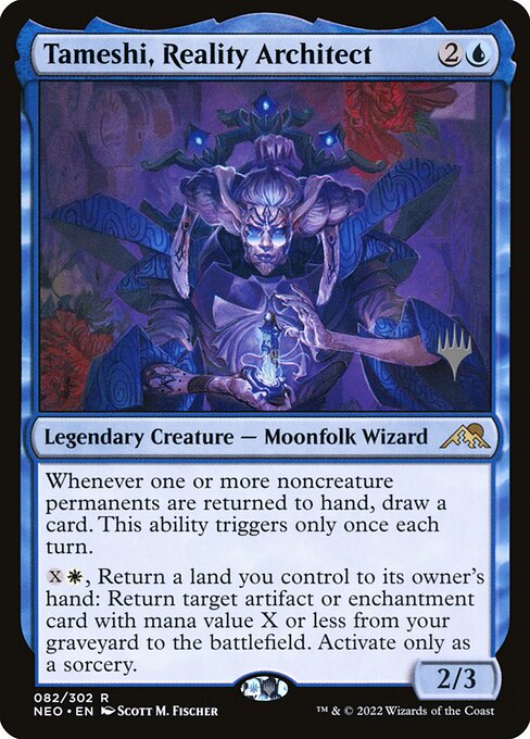 Tameshi, Reality Architect (82p) [Kamigawa: Neon Dynasty Promos]