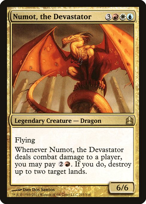 Numot, the Devastator (215) [Commander 2011]