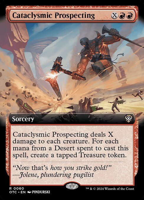 Cataclysmic Prospecting (60) [Outlaws of Thunder Junction Commander]