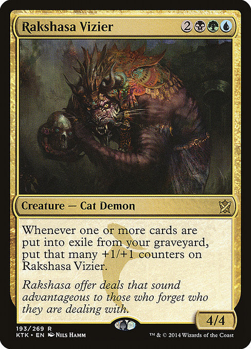Rakshasa Vizier (193) [Khans of Tarkir]