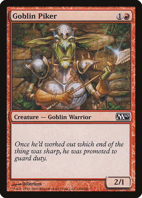 Goblin Piker (140) [Magic 2010]