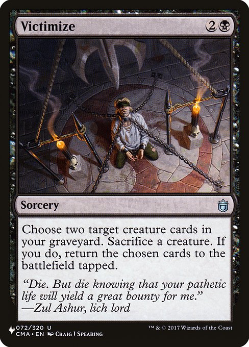 Victimize (CMA-72) [The List]