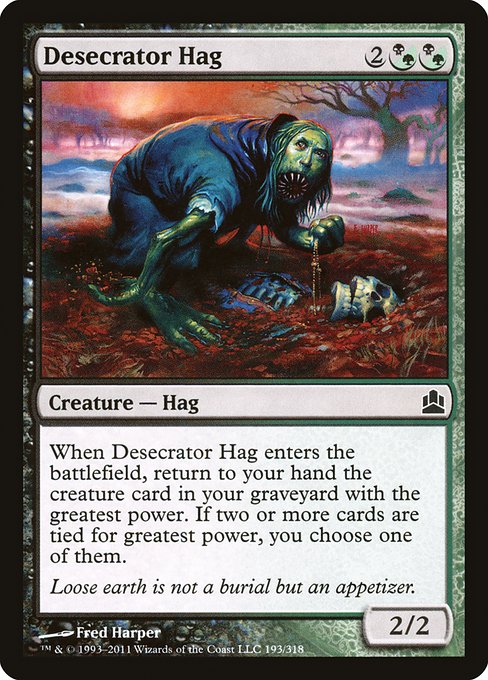 Desecrator Hag (193) [Commander 2011]