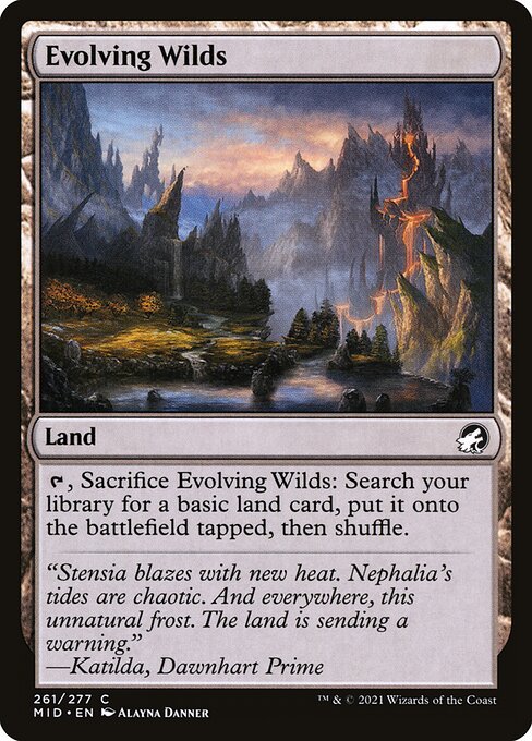 Evolving Wilds (261) [Innistrad: Midnight Hunt]