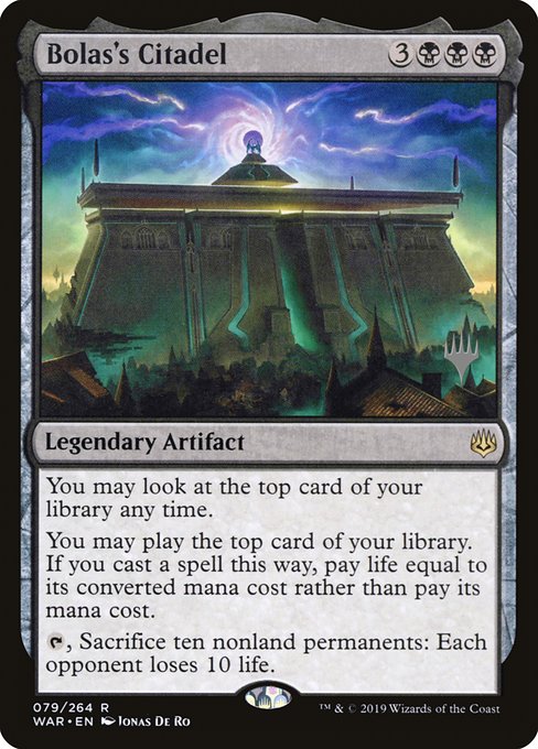 Bolas's Citadel (79p) [War of the Spark Promos]