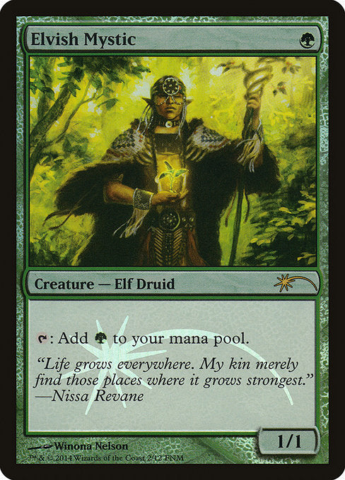 Elvish Mystic (2) [Friday Night Magic 2014]
