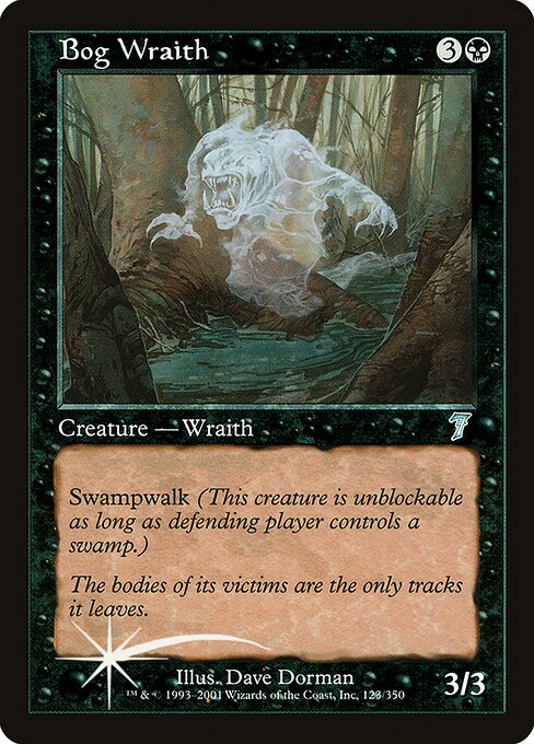 Bog Wraith (123★) [Seventh Edition]